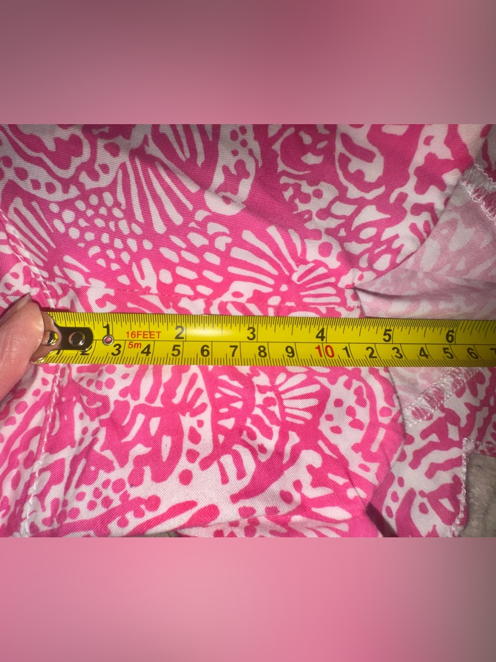 Lilly Pulitzer Buttercup Scalloped Shorts Get Crackin Sea Life Print Size 10 - Picture 6 of 12